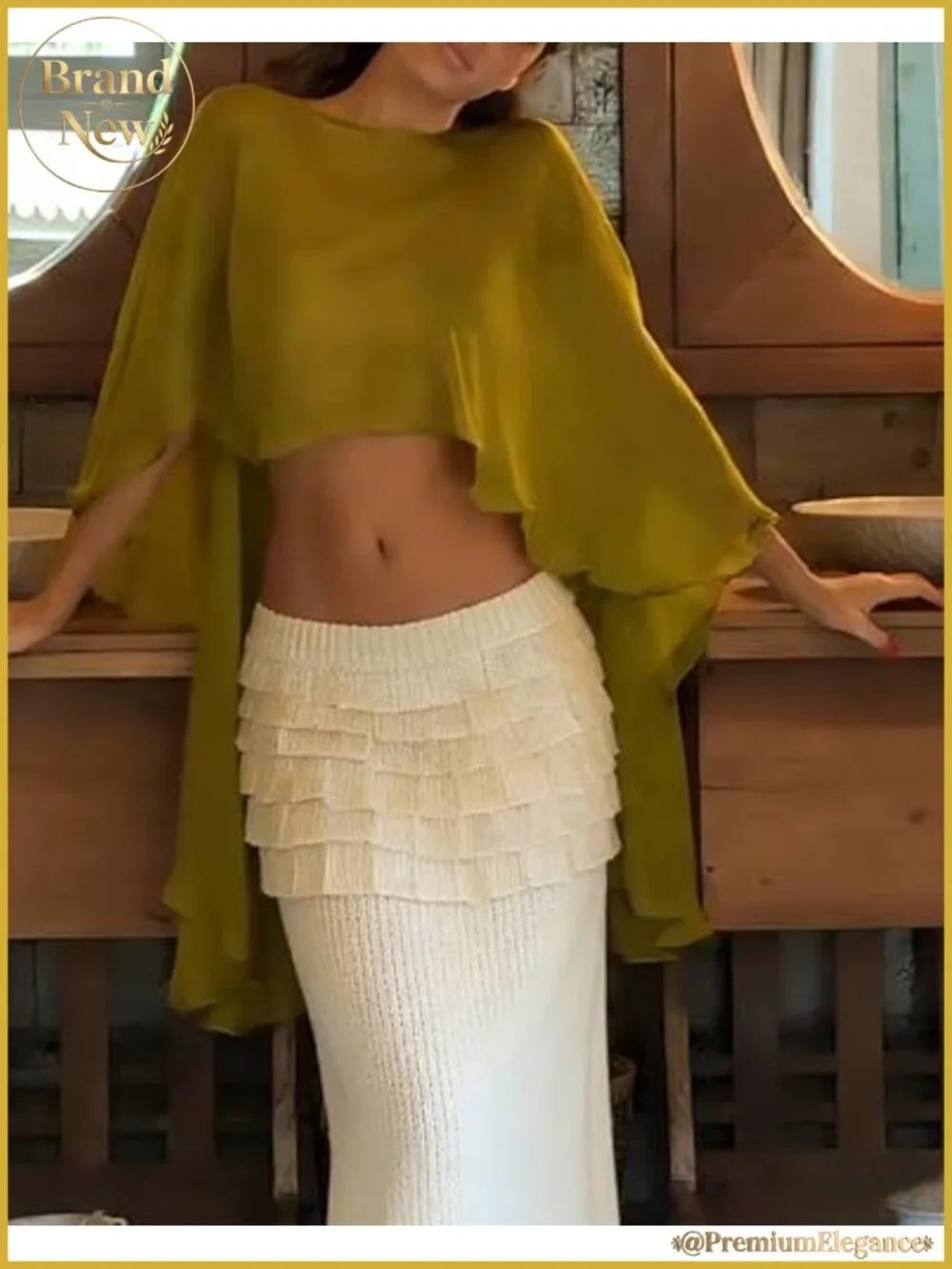 Sheer Chiffon Shawl Wrap Asymmetrical High Low Cape Evening Cover Up